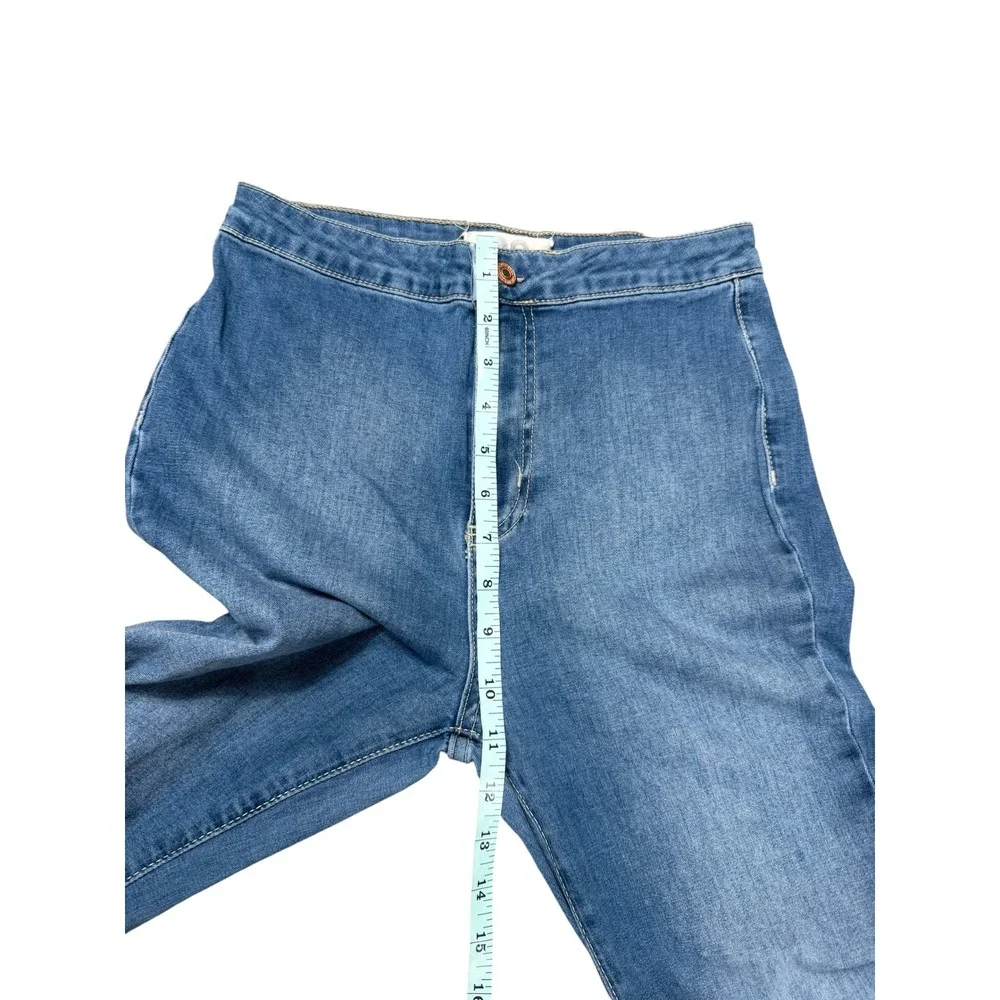 Free People Just Float On Flare‎ Jeans Light Wash High Rise Bell Bottom 28